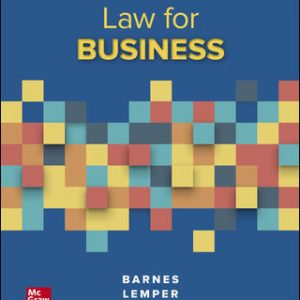 Law for Business 14th Edition by A. James Barnes – PDF ebook