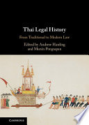 Thai Legal History: From Traditional to Modern Law – PDF ebook