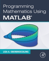 Programming Mathematics Using MATLAB – PDF ebook