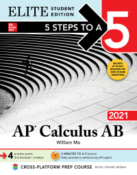 5 Steps to a 5: AP Calculus AB 2021 Elite Student Edition 1st Edition – PDF ebook