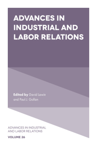 Advances in Industrial and Labor Relations – PDF ebook