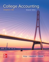 College Accounting Chapters 1-30 16th Edition – PDF ebook