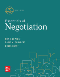 Essentials of Negotiation 7th Edition by Roy J Lewicki – PDF ebook