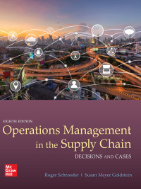 OPERATIONS MANAGEMENT IN THE SUPPLY CHAIN: DECISIONS & CASES 8th Edition – PDF ebook