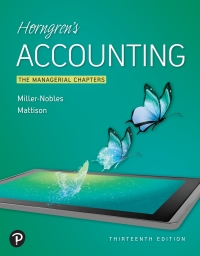 Horngren’s Accounting, The Managerial Chapters 13th Edition – PDF ebook