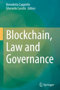 Blockchain, Law and Governance 1st Edition – PDF ebook