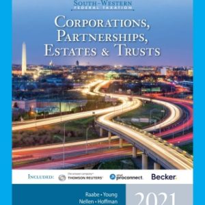 South-Western Federal Taxation 2021: Corporations, Partnerships, Estates and Trusts, 44th Edition – PDF ebook