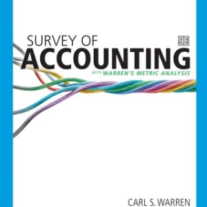 Survey of Accounting, 9th Edition – PDF ebook