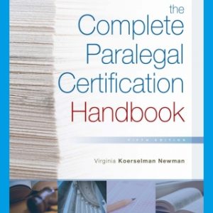 The Complete Paralegal Certification Handbook, 5th Edition – PDF ebook