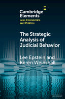 The Strategic Analysis of Judicial Behavior: A Comparative Perspective – PDF ebook