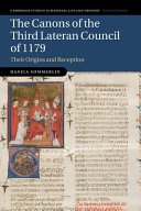 The Canons of the Third Lateran Council of 1179: Their Origins and Reception – PDF ebook