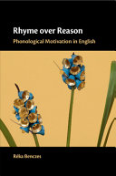 Rhyme over Reason: Phonological Motivation in English – PDF ebook
