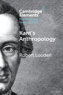 Anthropology from a Kantian Point of View – PDF ebook