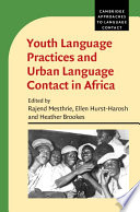 Youth Language Practices and Urban Language Contact in Africa – PDF ebook
