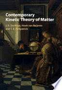 Contemporary Kinetic Theory of Matter – PDF ebook