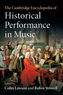The Cambridge Encyclopedia of Historical Performance in Music – PDF ebook