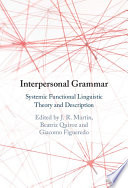 Interpersonal Grammar: Systemic Functional Linguistic Theory and Description – PDF ebook