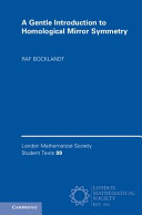 A Gentle Introduction to Homological Mirror Symmetry – PDF ebook