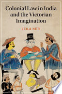 Colonial Law in India and the Victorian Imagination – PDF ebook
