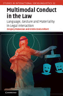 Multimodal Conduct in the Law: Language, Gesture and Materiality in Legal Interaction – PDF ebook