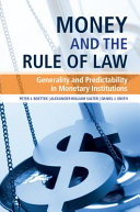 Money and the Rule of Law: Generality and Predictability in Monetary Institutions – PDF ebook
