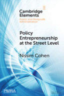 Policy Entrepreneurship at the Street Level: Understanding the Effect of the Individual – PDF ebook