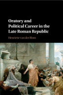 Oratory and Political Career in the Late Roman Republic – PDF ebook
