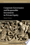 Corporate Governance and Responsible Investment in Private Equity – PDF ebook