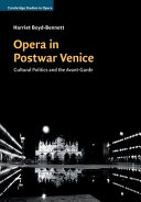 Opera in Postwar Venice: Cultural Politics and the Avant-Garde – PDF ebook