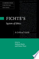 Fichte’s System of Ethics: A Critical Guide – PDF ebook
