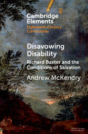 Disavowing Disability: Richard Baxter and the Conditions of Salvation – PDF ebook