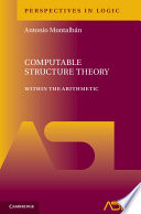 Computable Structure Theory: Within the Arithmetic – PDF ebook