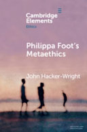 Philippa Foot’s Metaethics – PDF ebook