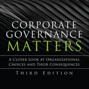 Corporate Governance Matters, 3rd edition – PDF ebook