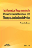 Mathematical Programming for Power Systems Operation with Python Applications – PDF ebook
