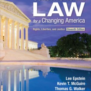 Constitutional Law for a Changing America : Rights, Liberties, and Justice 11th Edition – PDF ebook