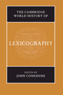 The Cambridge World History of Lexicography – PDF ebook