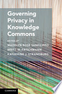 Governing Privacy in Knowledge Commons – PDF ebook