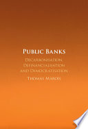 Public Banks: Decarbonisation, Definancialisation and Democratisation – PDF ebook