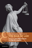The Cambridge Companion to the Rule of Law – PDF ebook