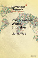 Posthumanist World Englishes – PDF ebook