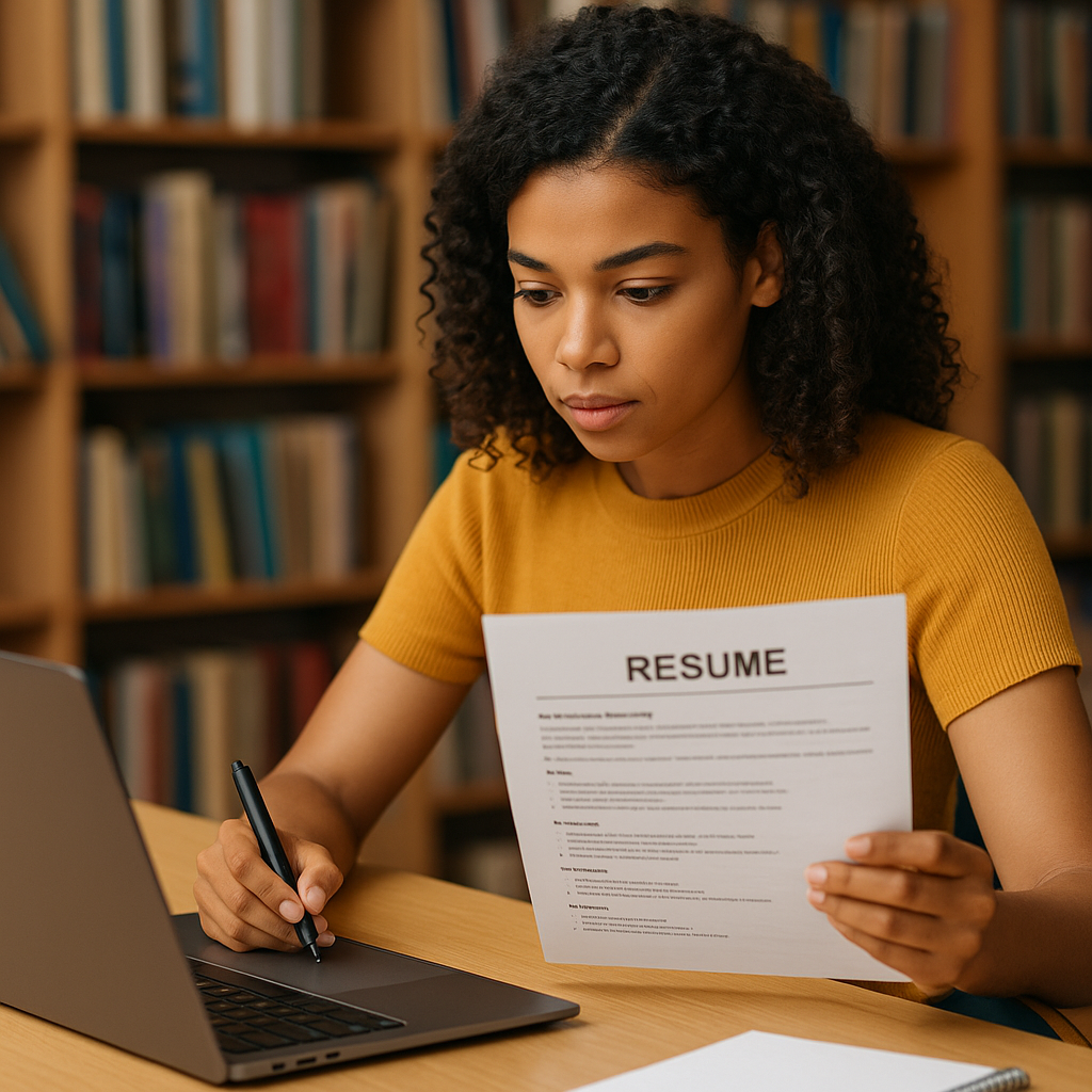 how to build a strong resume while still in college